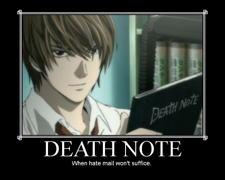 Clipart Â» Funny Â» death note poster