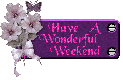 Glitter  Word Text>> Have A Wonderful Weekend