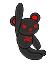Emo black bear