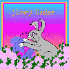 Easter rabbit greeting