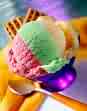 Rainbow icecream/sherbet