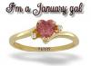 PERRY-birthstone ring
