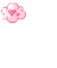 cute kawaii pink love cloud