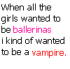 vampire/ballerina
