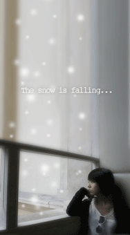sim eun jin the snow is falling