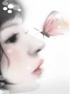 GIRL WITH BUTTERFLY