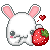 bunny and strawberry