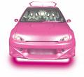 cool pink car