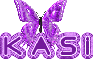 Kasi purple butterfly