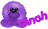 Purple Fuzzy Dinah