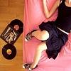girl with records