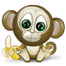 monkey w/banana