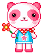 cute - pink panda