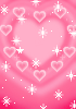 pink animated hearts 