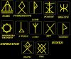 Divination Runes, Wiccan religious tools.