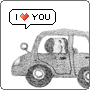 i love you car