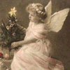 Angel with xmas tree