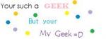 Your Such A Geek