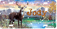 Deer Tag (with sparkles)~ Jody
