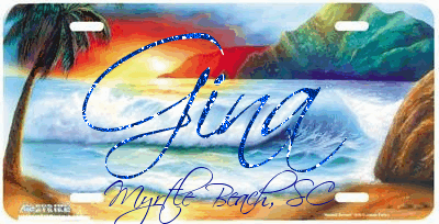 Hawaiian Tag- Gina Myrtle Beach, SC