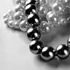 black & white avatar  pearl necklace 