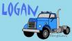Logan - Blue Truck