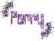 Diamond Pierced Text - Perry