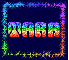 TARA  rainbow bling frame