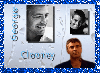 George Clooney Photo Mat (with boarder)