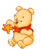 Baby Pooh with Starfish (animated)