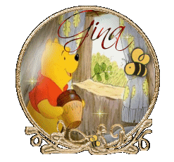 Pooh with hunny bee Snowglobe (with sparkles)- Gina