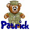 Military Soldier Teddy Bear (animated)- Patrick