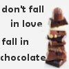 fall in chocolate