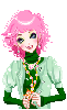 GIRL WITH PINK HAIR