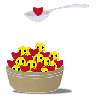 A Bowl of Hearts & Smiley Faces