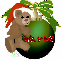 Teddy Bear Christmas Ornament- Wayne