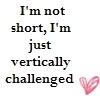 im vertically challenged