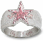 dallas cowboys pink star ring lorena