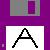 Purple floppy Disk A