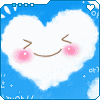 smiley heart cloud