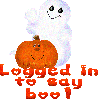 cute ghost n pumpkin