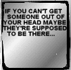 if you can't get someone out of your head...
