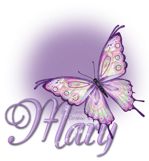 Butterfly Bling Purple Mary