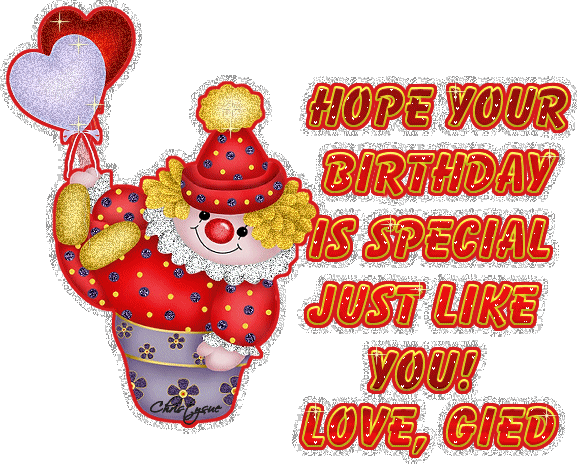 Special like you Birthday Love Gied