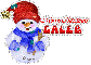 Snowman Merry Christmas Caleb