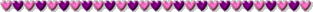 pink and purple hearts divider