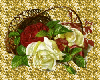 roses in gold