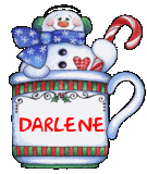 MUG WITH SNOWMAN