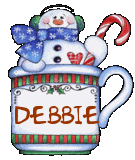 MUG WITH SNOWMAN
