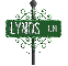 street sign green lynds ln